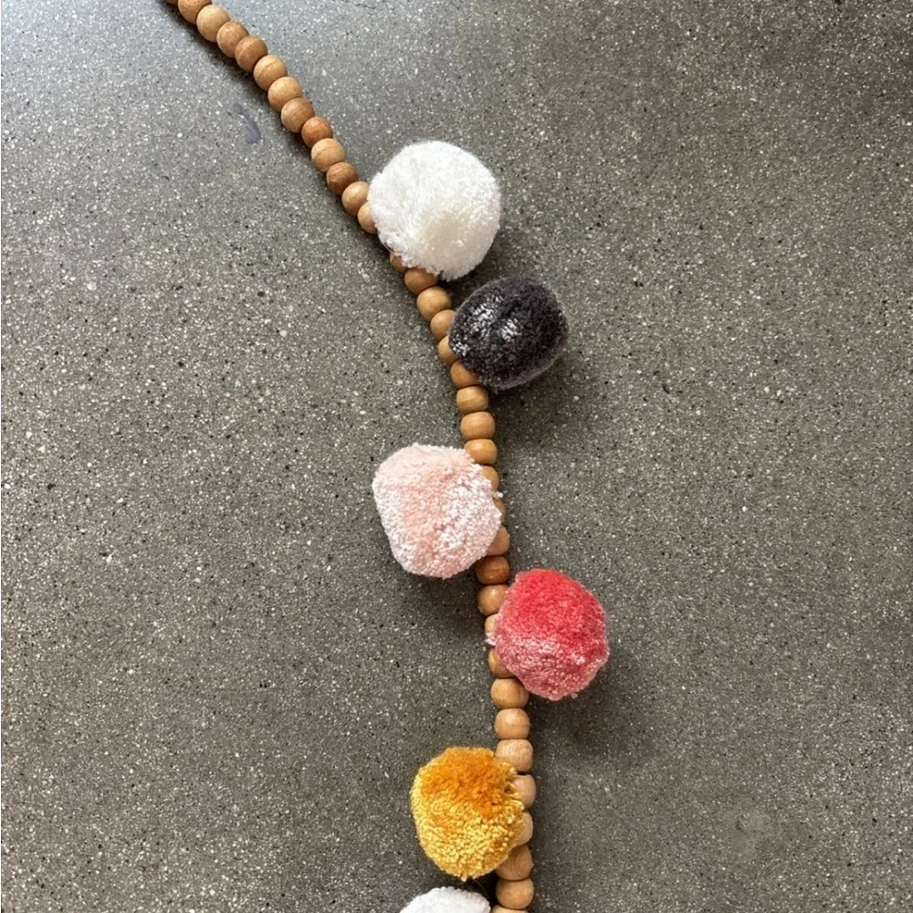 Colorful Pom Pom Necklace